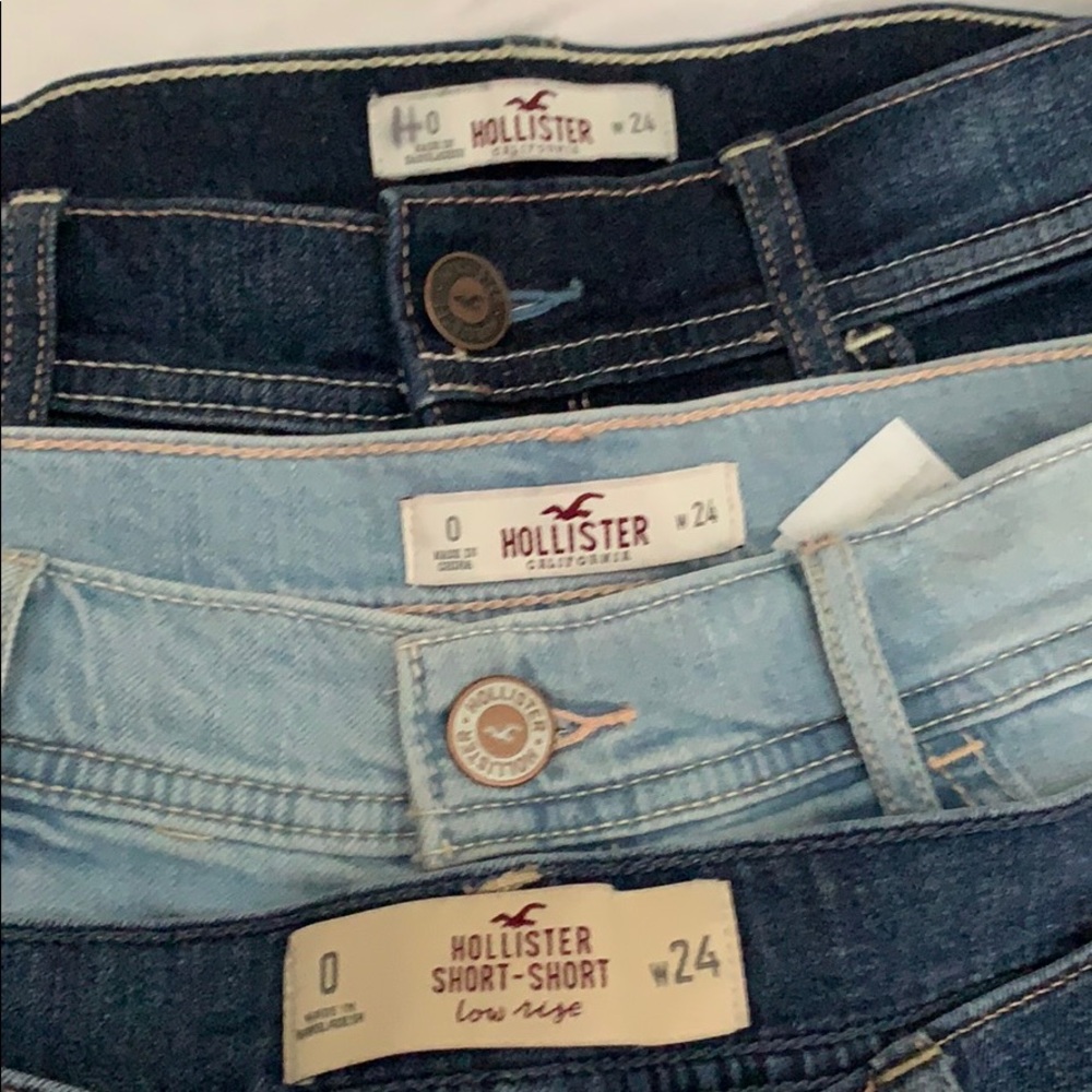 3  pairs of Hollister shorts bundle